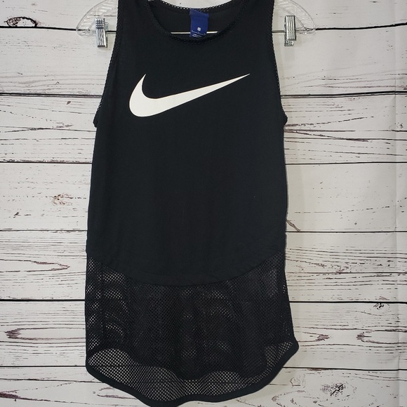Nike Tops - Nike black mesh tank